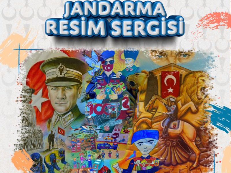 "Cumhuriyet, Güvenlik ve Jandarma" Temalı Resim Sergisi