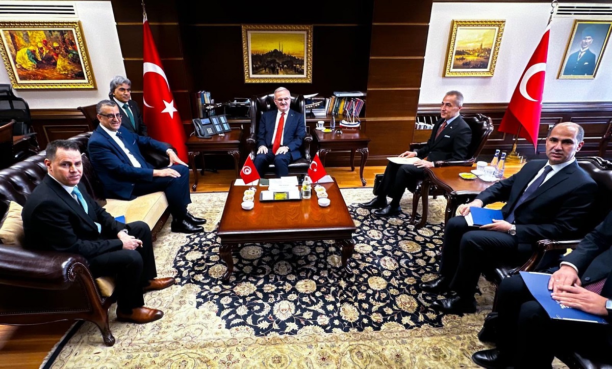 Bakan Yardımcımız Sayın Münir Karaloğlu, Tunus Ankara Büyükelçisi Sayın Ahmed Bin SGHAİER ile Bir Araya Geldi