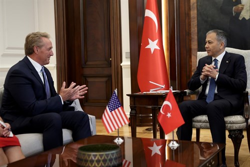 İçişleri Bakanımız Sayın Ali YERLİKAYA, ABD Ankara Büyükelçisi Sayın Jeffry FLAKE İle Bir Araya Geldi