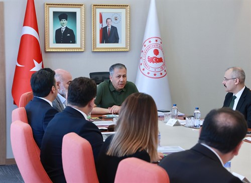 Başkanlığımızda Bakanımız Sn. Ali Yerlikaya başkanlığında;  2024 yılı bütçe çalışmaları hakkında toplantı yapıldı.