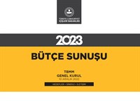 2023 Bütçe Sunuşu