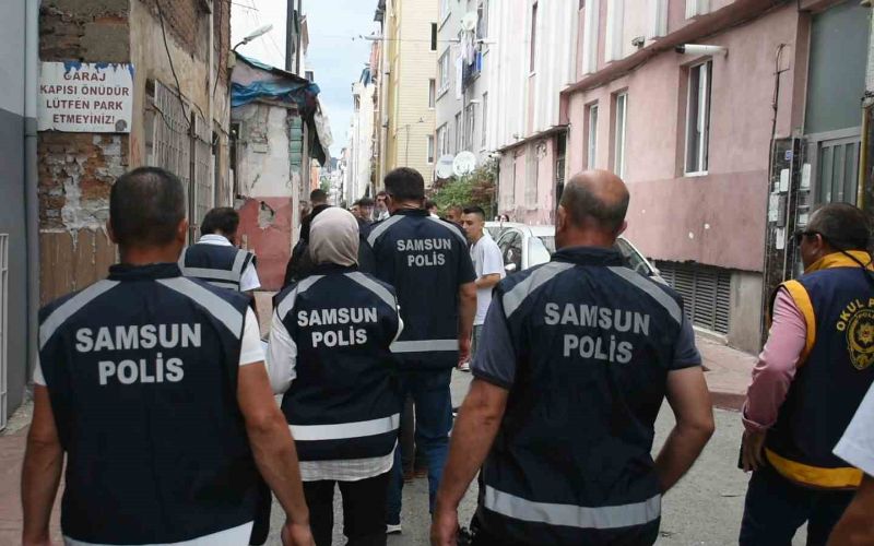 Samsun’da Okul Çevreleri Polis Gözetiminde