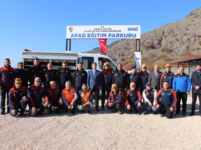 Amasya’da AFAD Eğitim Parkuru Kuruldu