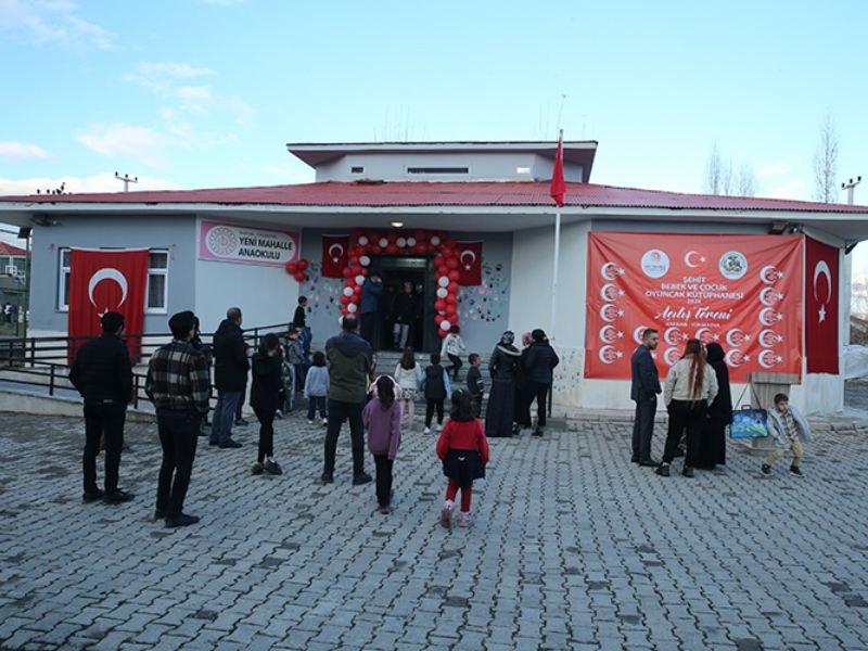 Hakkari'de Şehit Bebek ve Çocuklar Anısına Kütüphane Kuruldu