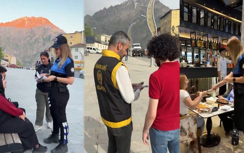 Hakkari’de Emniyet Ekiplerinden Vatandaşlara ‘SİBERAY’ ve ‘UYUMA’ Uygulamaları Hakkında Bilgilendirme Etkinliği Düzenlendi